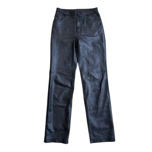 Michael Hoban Black Straight Leg Pants